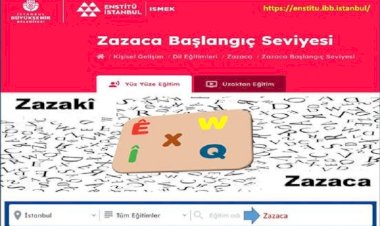 İBB, İSMEK bünyesinde Zazaca öğrenme kursunu açtı