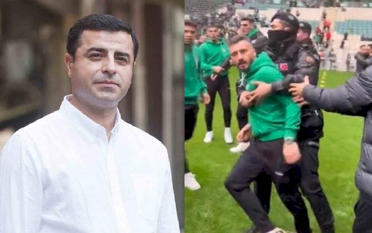 Demirtaş'tan Amedspor'a: Sen başını dik tut, beyaz torosçuların siyasi uzantılarını bize bırak