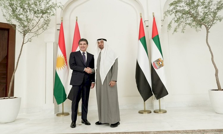 Neçirvan Barzani, BAE Devlet Başkanı ile Abu Dabi’de görüştü