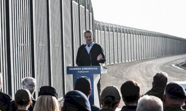 Miçotakis, Türkiye sınırı boyunca örülen duvarın önünde AB’ye seslendi