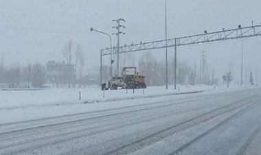 Van ve Bitlis'te 163 yerleşim yerinin yolu kar ve tipi nedeniyle kapandı