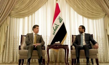 Neçirvan Barzani, Irak Parlamentosu Başkanı Halbusi ile bir araya geldi