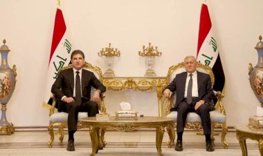 Başkan Neçirvan Barzani, Irak Cumhurbaşkanı Latif Reşid ile görüştü