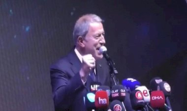 Hulusi Akar 'Vur de vuralım, öl de ölelim' sloganına yanıt: Onun da zamanı gelecek, bekleyin