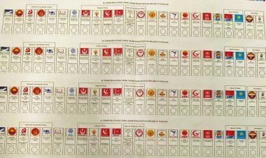 Seçimde kullanılacak oy pusulasının boyutu bir metre olacak