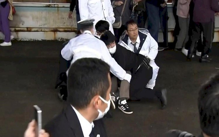 Japonya Başbakanı Kişida'nın ziyaretinde korkutan patlama