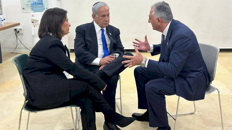 Netanyahu, İran'ın devrik şahının oğlu Rıza Pehlevi ile görüştü