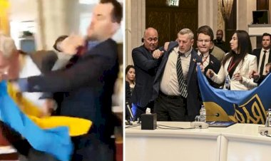 Rus ve Ukraynalı heyetler Ankara’da yumruk yumruğa kavga etti