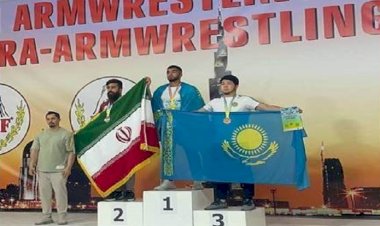 Kazakistanlı Kürt sporcu bilek güreşinde 7. kez Asya Şampiyonu oldu