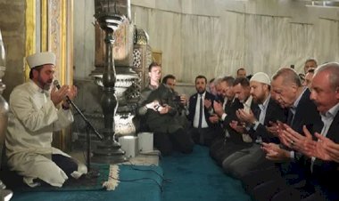 İddia: Erdoğan kazanırsa yeni kabine Ayasofya fotoğrafında