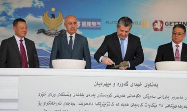 Erbil'de ilk güneş enerjisi santralinin temeli atıldı