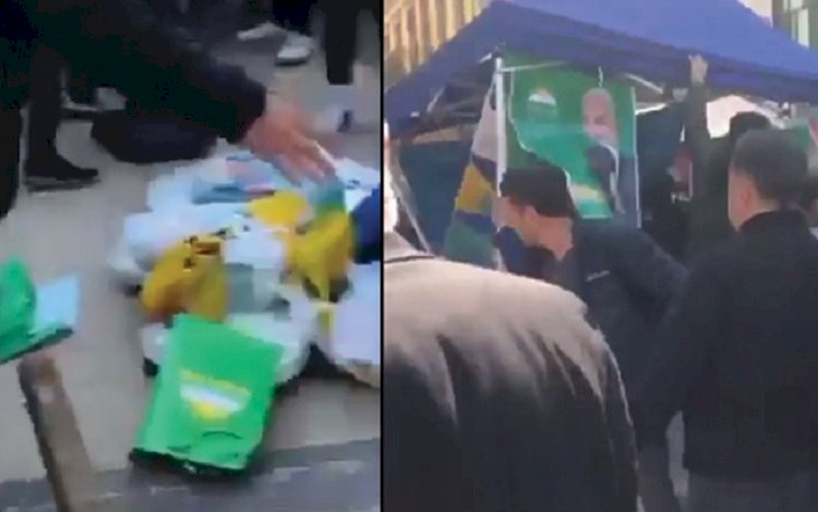 HÜDA PAR'ın Trabzondaki seçim standına saldırı