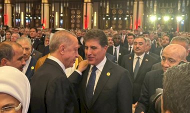 Başkan Neçirvan Barzani, Erdoğan için düzenlenen törene katıldı