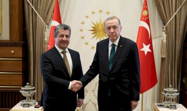 Mesrur Barzani, Erdoğan ile görüştü