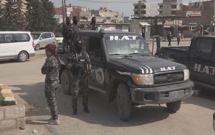 Özerk Yönetim Güvenlik Güçleri, Suriye hükümetina ait barikatı kuşattı