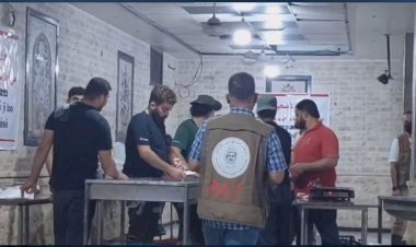 Barzani Yardım Vakfı, Efrin'de depremzedelere kurban eti dağıttı