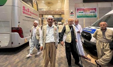 341 Kürdistanlı hacı daha Mekke'den geçiyor