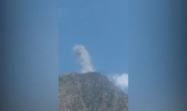 TSK'ya ait savaş uçakları Duhok kırsalını bombaladı