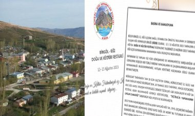Bingöl Kiğı'da Doğa ve Kültür Festivali yasaklandı