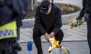 Danimarka'da Mısır ve Türkiye büyükelçilikleri önünde Kur'an-ı Kerim yakıldı