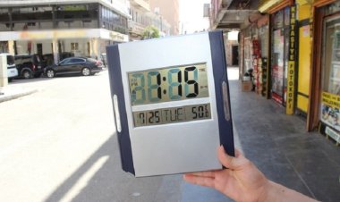 Cizre'de sıcaklık 50 dereceyi gördü, sokaklar boş kaldı