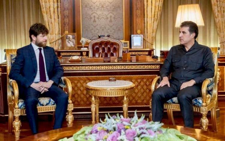 Fransa başkonsolosundan Neçirvan Barzani’ye veda ziyareti