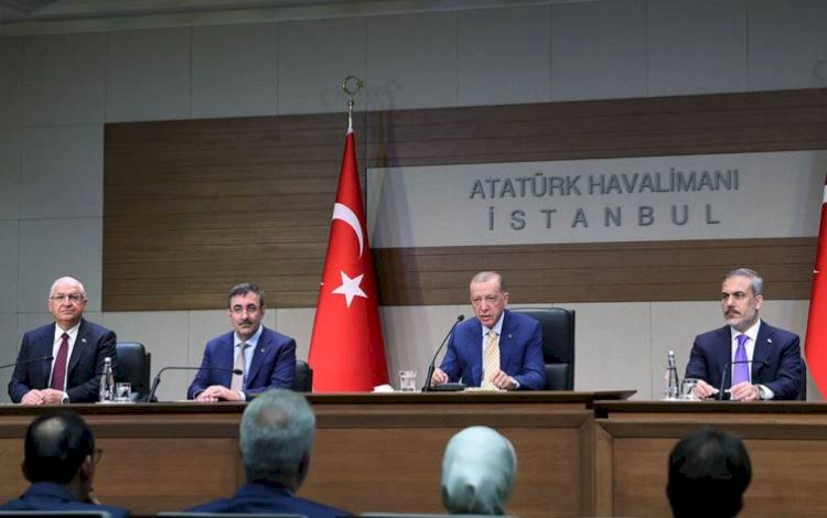 Erdoğan, NATO zirvesi öncesi konuştu: Türkiye'nin AB'de önünü açın, biz de İsveç'in önünü açalım