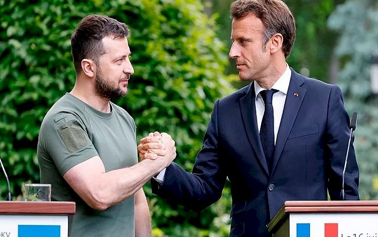 Macron: Ukrayna'ya uzun menzilli füze tedarik etmeye karar verdik