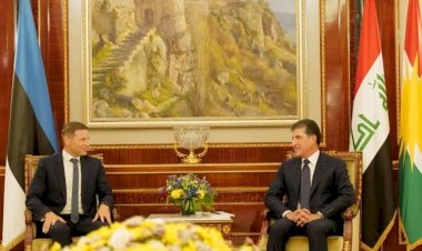 Başkan Neçirvan Barzani, Estonya Savunma Bakanı Pevkor’u kabul etti