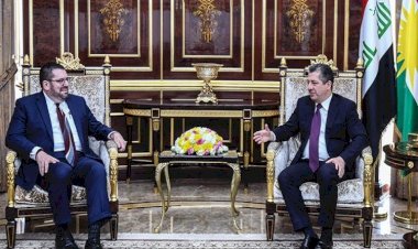 Mesrur Barzani, ABD’nin Bağdat Büyükelçiliği Maslahatgüzarı‘nı kabul etti