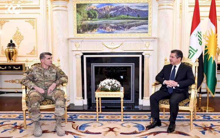Başbakan Mesrur Barzani, Uluslararası Koalisyon komutanlarıyla görüştü
