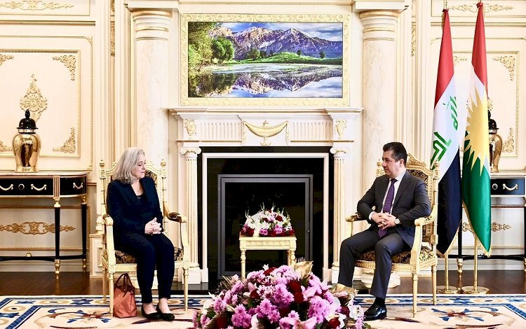 Başbakan Barzani ve ABD'nin Irak elçisi Kürdistan Bölgesi'nin anayasal haklarını görüştü