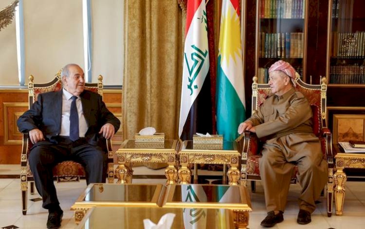 Başkan Barzani ile Eyad Allawi bir araya geldi