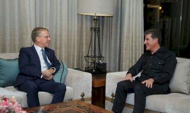 Başkan Neçirvan Barzani, Cumhurbaşkanı Macron’un Danışmanı Durrell'i kabul etti