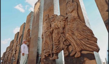 Şengal'de Ezidilerin yaşadığı trajedinin anısına anıt dikildi