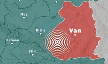 Van Gölü'nde deprem