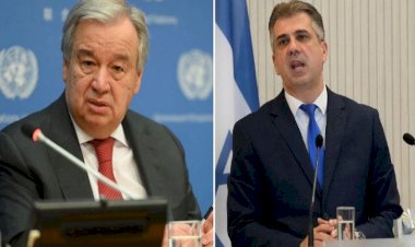 İsrail Dışişleri Bakanı, açıklamalarına tepki gösterdiği Guterres ile görüşmesini iptal etti
