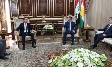 Mesrur Barzani Fransa’nın Bağdat Büyükelçisi Chevalier’i kabul etti
