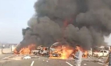 Mısır'da zincirleme kaza: 32 ölü, 68 yaralı