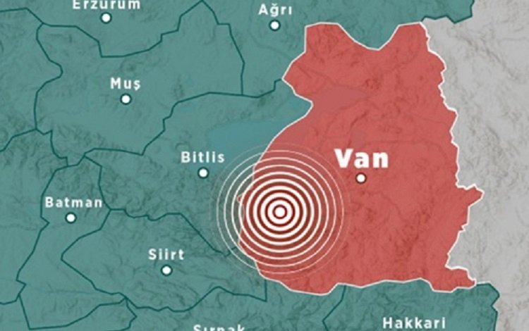 Van'da 4.7 büyüklüğünde deprem