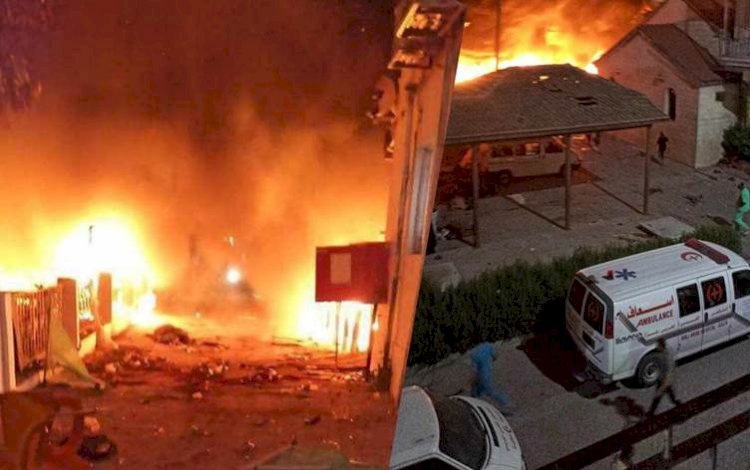 Gazze'de hastaneye düzenlenen hava saldırısında 500 kişi öldü
