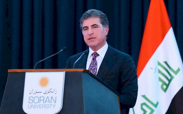 Başkan Neçirvan Barzani Soran Üniversitesi'nin mezuniyet töreninde konuştu