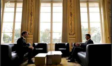 Macron ve Neçirvan Barzani görüşmesi