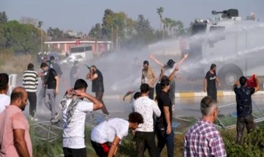 İncirlik Hava Üssü'ne yürüyen guruba polis müdahale etti