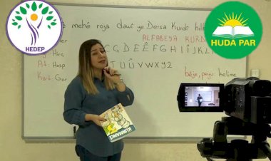 HEDEP ve HÜDA-PAR’dan Kürtçe öğretmeni Mizgin Yalçın’a destek