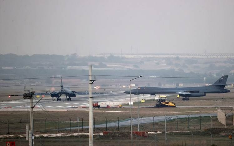 ABD'nin iki B-1B bombardıman uçakları İncirlik Hava Üssü'ne iniş yaptı