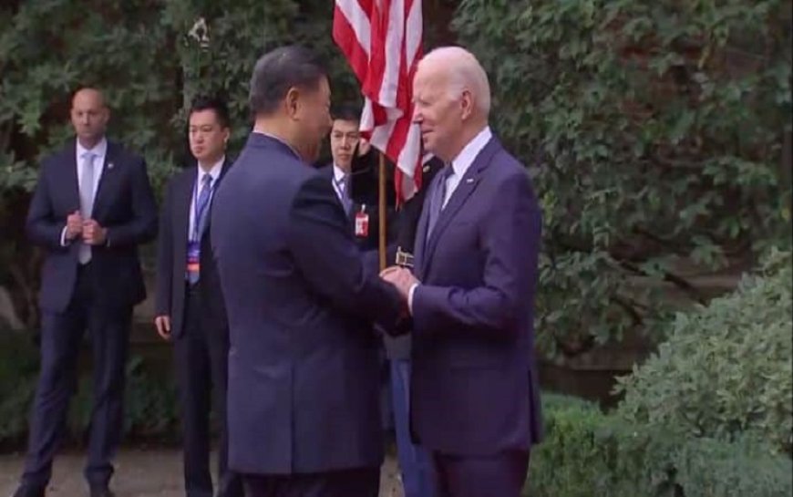 Biden ve Şi, ABD'nin San Francisco kentinde bir araya geldi