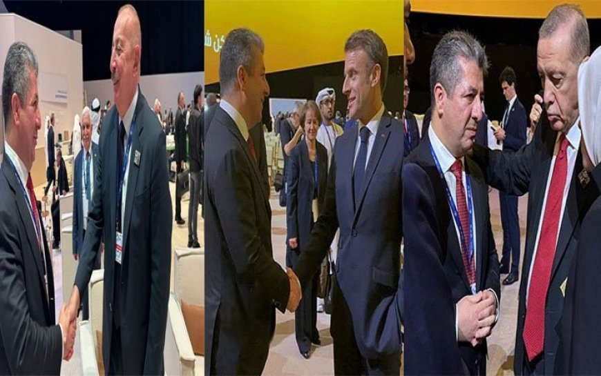 Mesrur Barzani, COP28 kapsamında Erdoğan, Macron ve Aliyev ile görüştü