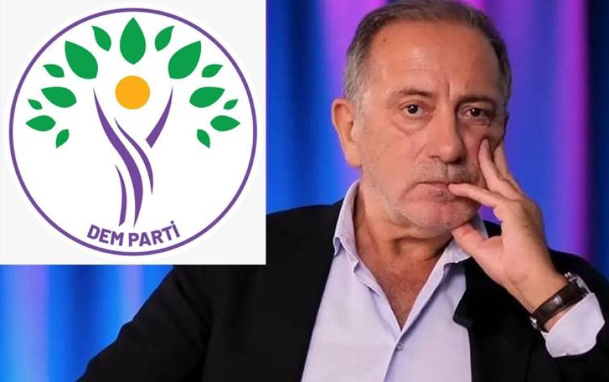 DEM Parti’den Fatih Altaylı’ya çok sert tepki: Haddini bil!