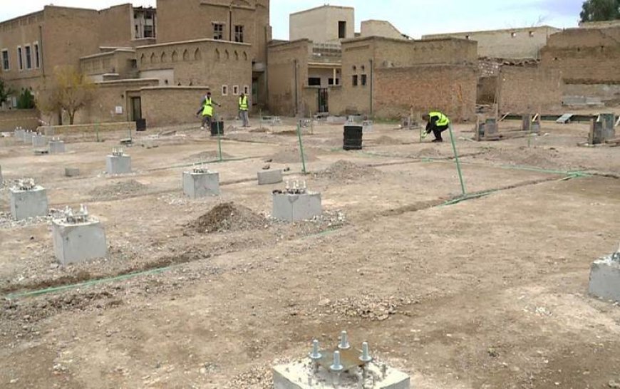 Tarihi Erbil Kalesi'nde restorasyon çalışması başlatıldı